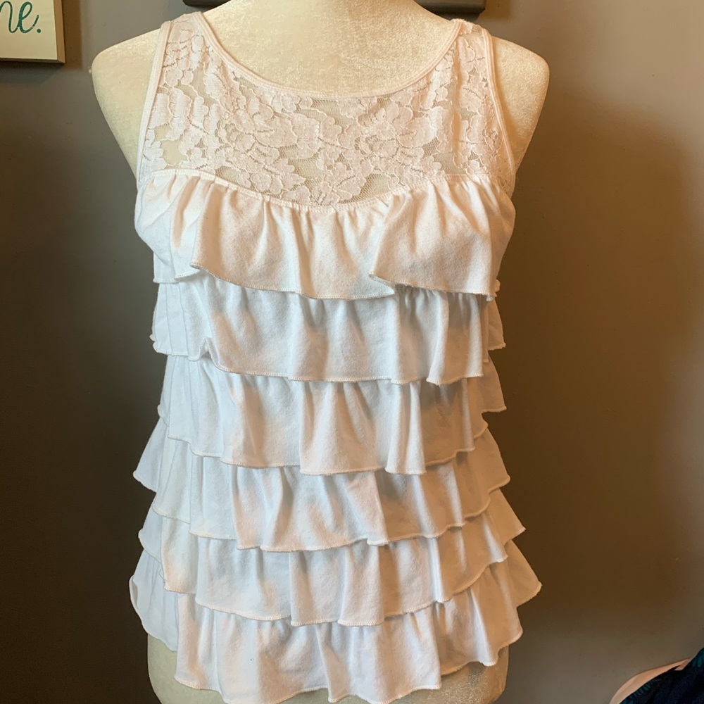Hollister Ruffle Tank